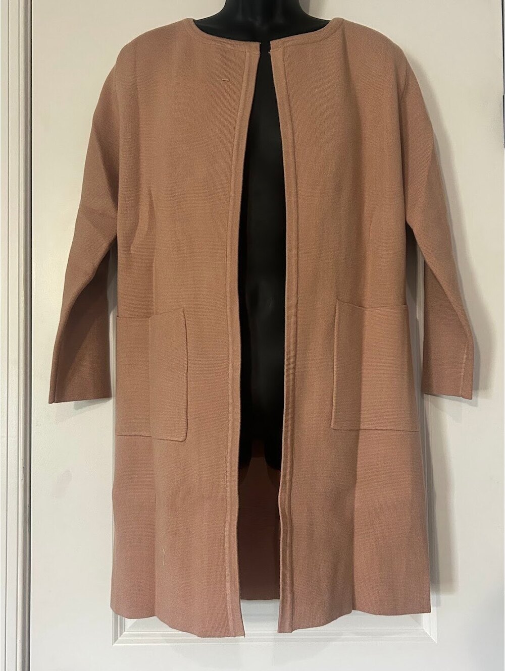 ANRABESS Womens Cardigan Sweater Open Front Knit Long Size XS